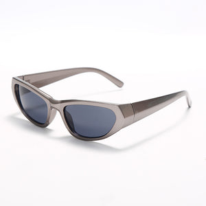 Apollo Oversized Cat Eye Sunglasses Slate /BLK