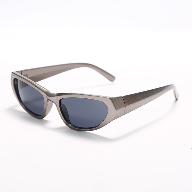 Apollo Oversized Cat Eye Sunglasses Slate /BLK