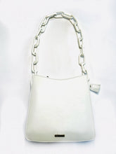 Load image into Gallery viewer, Ducissa Leather Shoulder Bag ICE WHITE/WHITE
