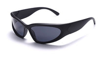 Load image into Gallery viewer, Juno Oversized Cat Eye Sunglasses Onyx/Blk
