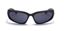Load image into Gallery viewer, Juno Oversized Cat Eye Sunglasses Onyx/Blk
