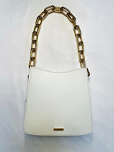 Load image into Gallery viewer, *Ducissa Leather Shoulder Bag ICE WHITE/GOLD
